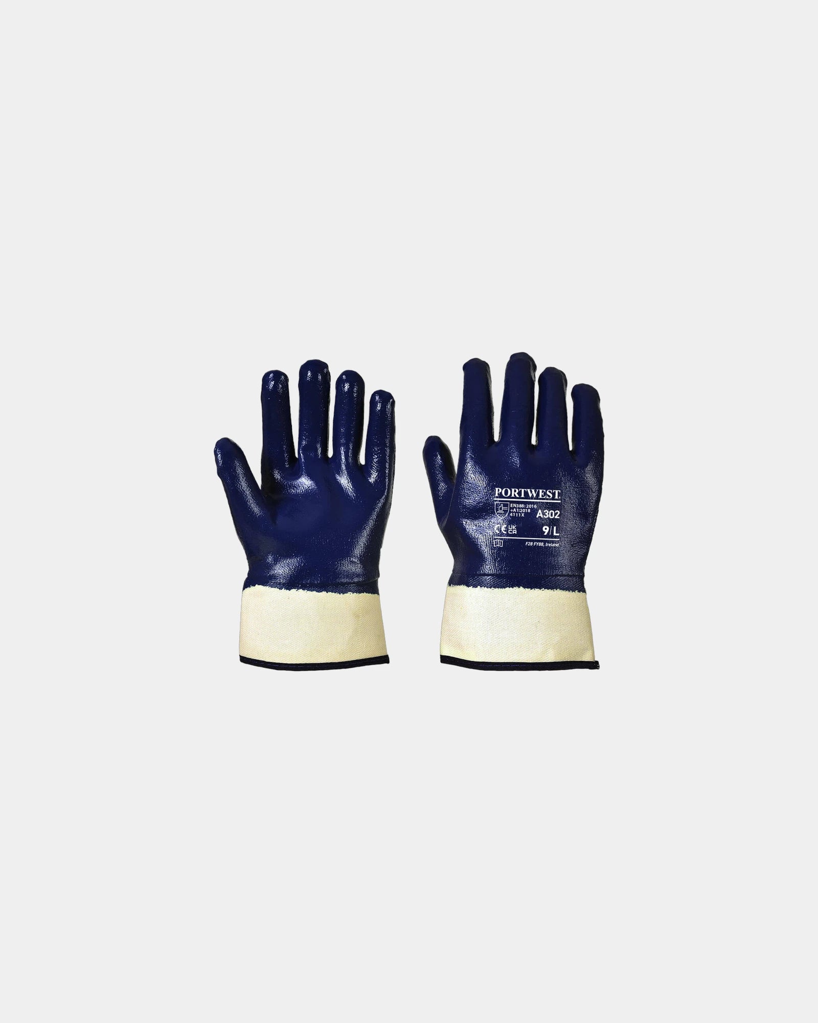 Gant nitrile tout enduit à personnaliser - Bleu Marine