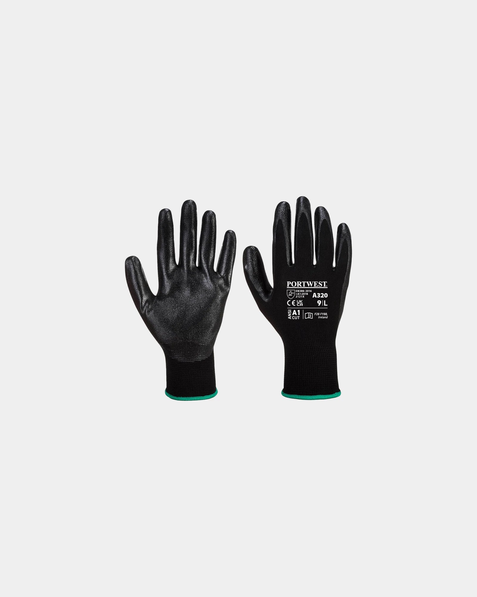 Gant Dexti-Grip à personnaliser - Noir-Bleu Ciel