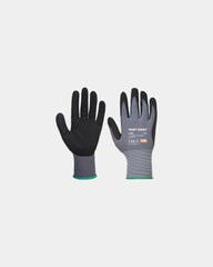 Gant DermiFlex noir-bleu ciel à personnaliser - Noir-Bleu Ciel