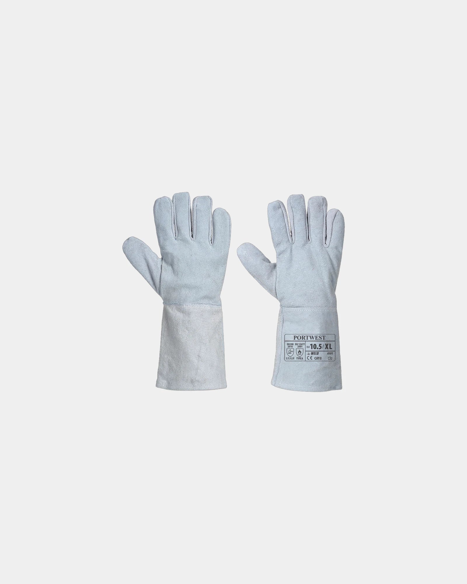 Gant soudeur ambidextre A501 à personnaliser - Gris