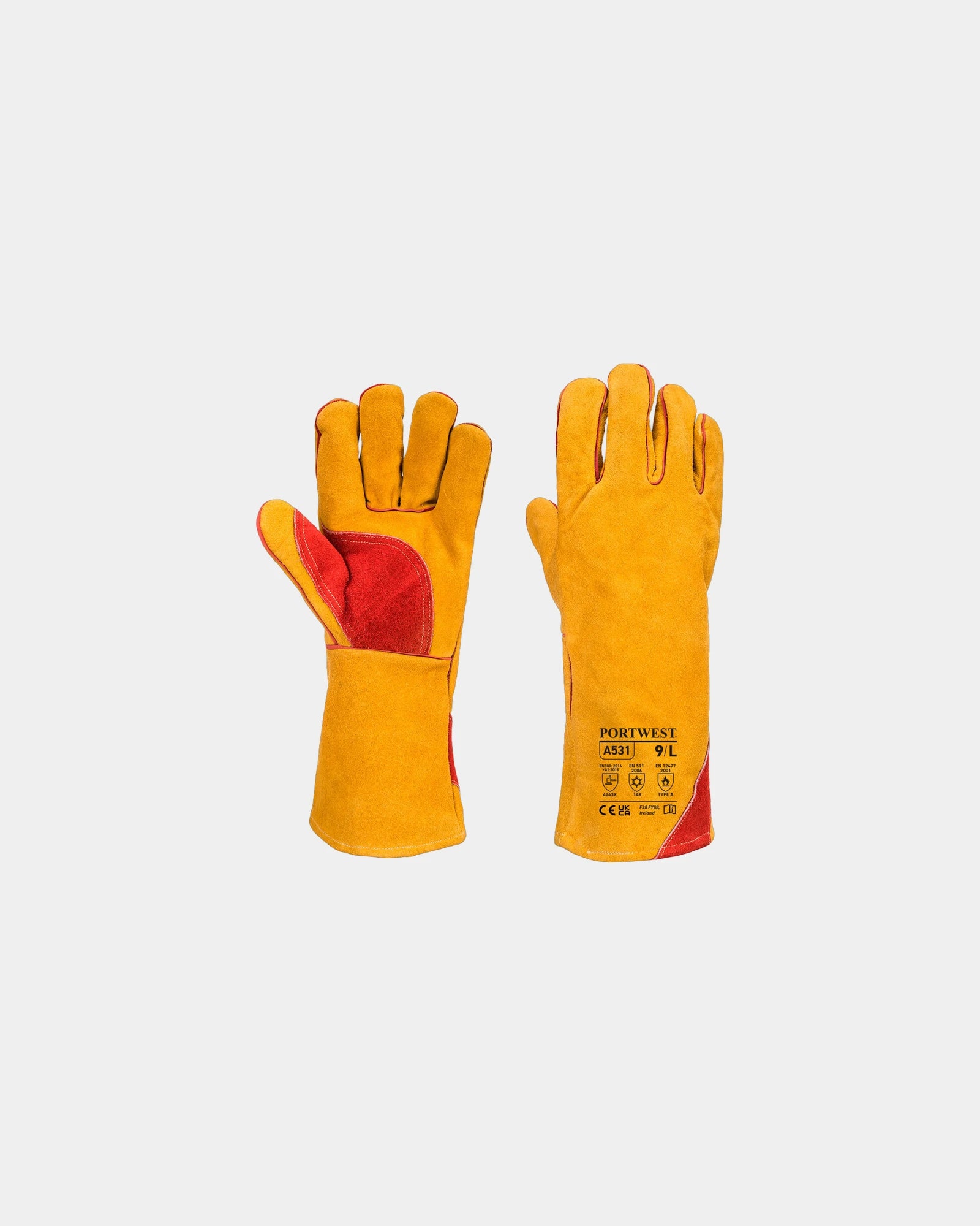 Gant soudage hiver à personnaliser - Marron