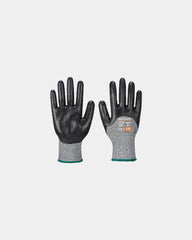 Gant mousse nitrile à personnaliser - Noir-Bleu Ciel