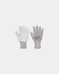Gant anti-coupures cuir 65% polyester à personnaliser - Kaki