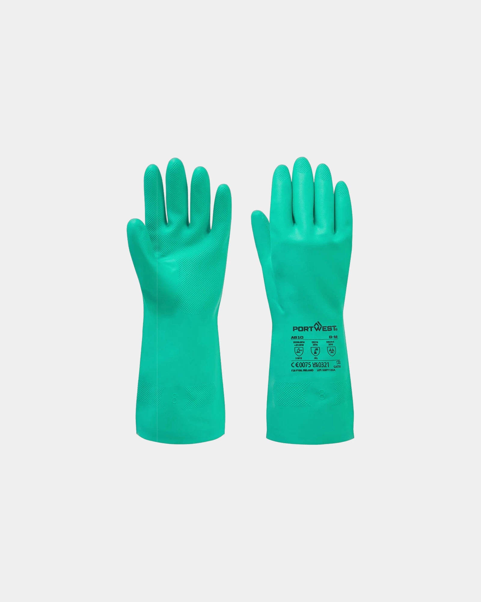 Gant chimique nitrile Nitrosafe à personnaliser - Vert