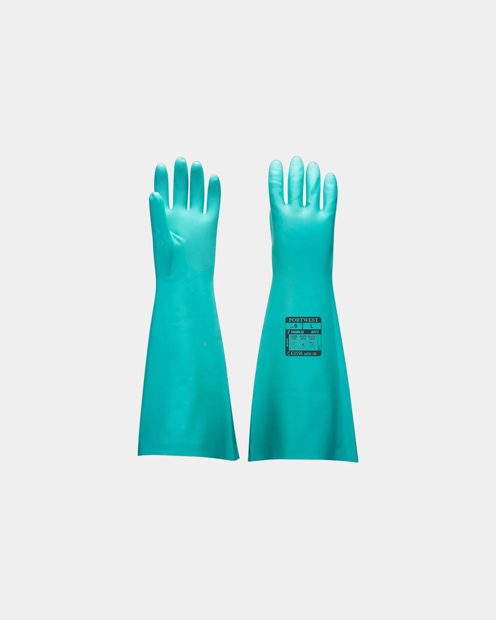 Gant nitrile extra-long 48 cm à personnaliser - Vert