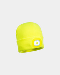 Bonnet acrylique LED rechargeable à personnaliser - Jaune