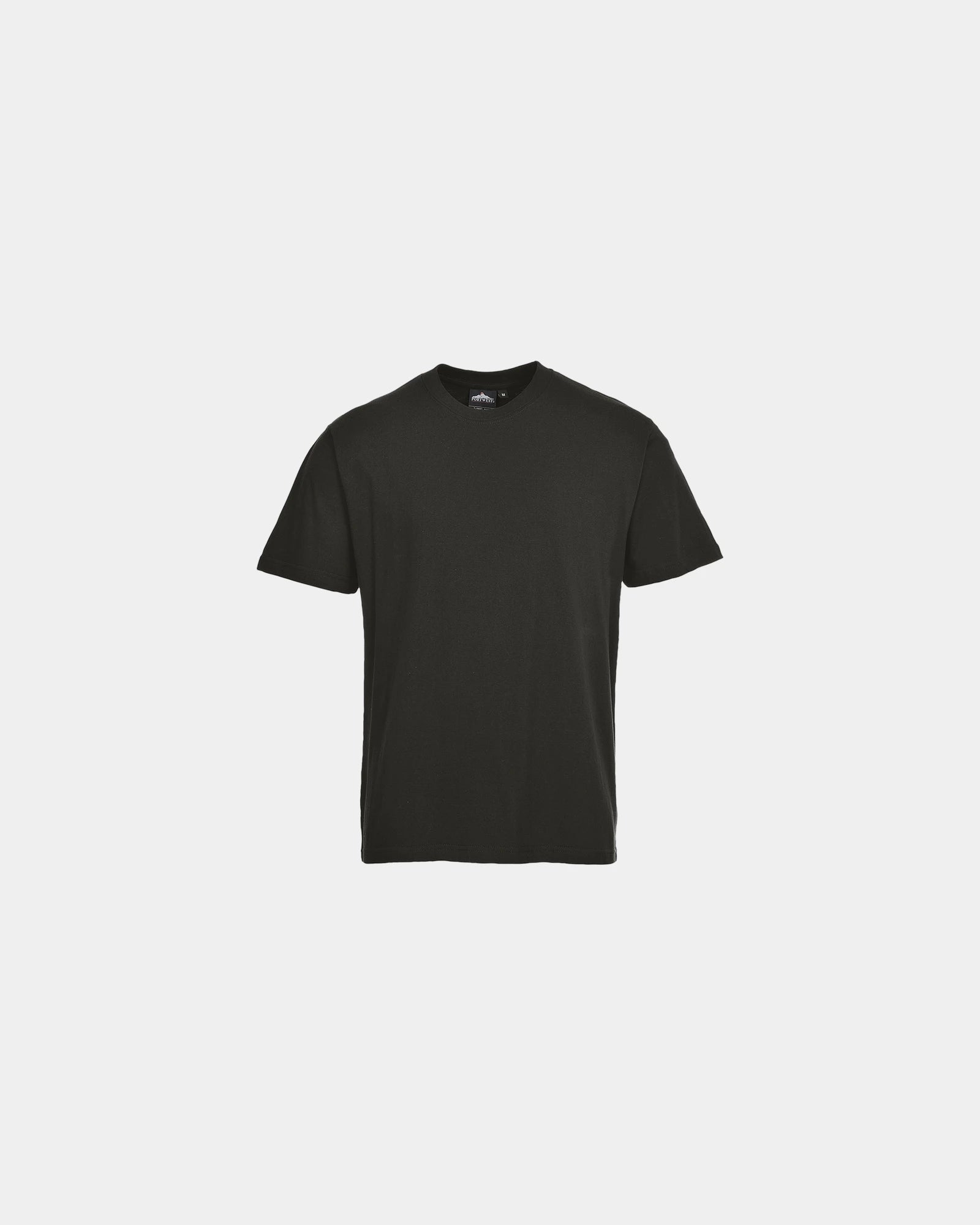 T-shirt premium coton Turin à personnaliser - Noir-Bleu Ciel