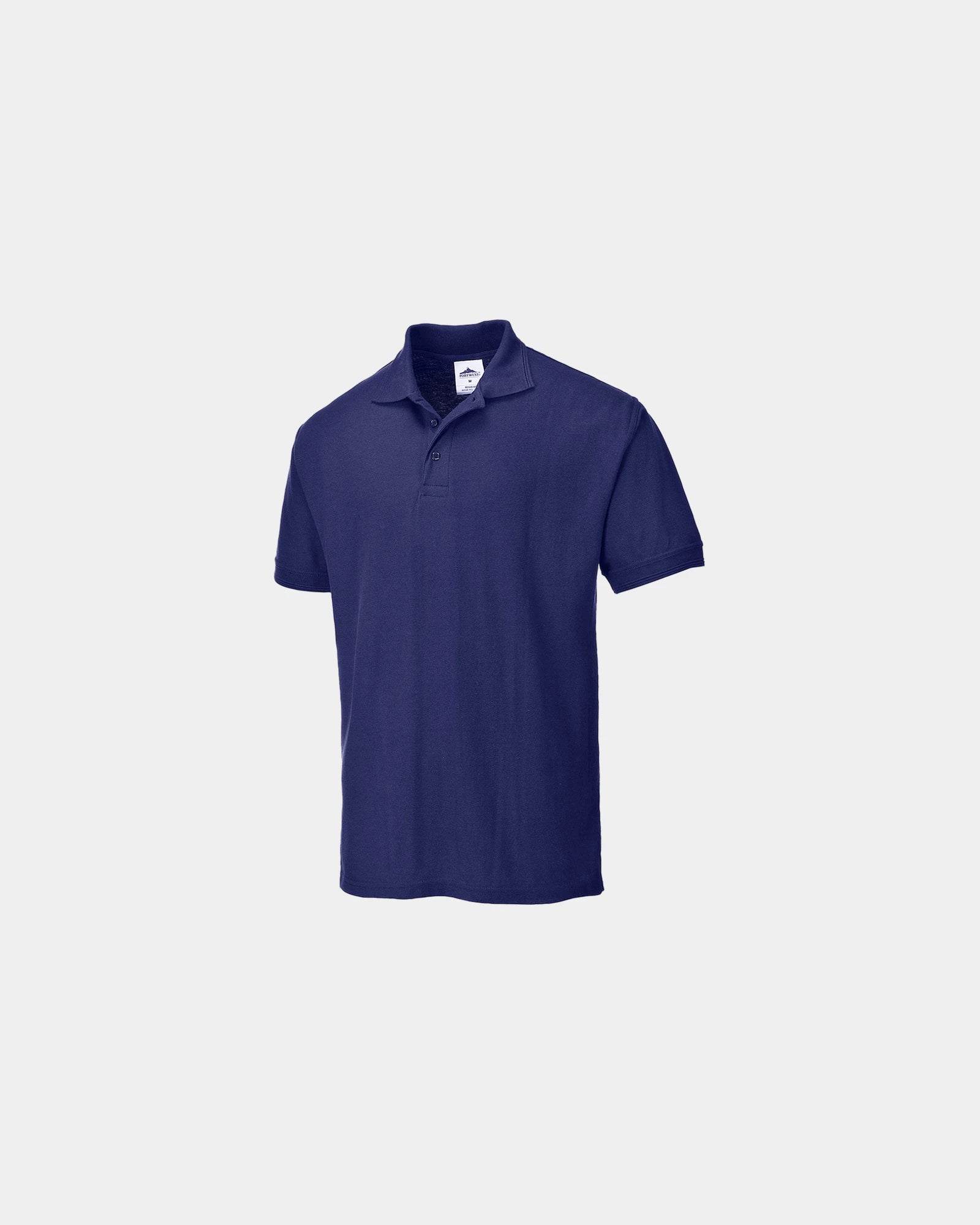 Polo maille piqué polyester à personnaliser - Bleu Marine