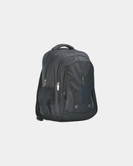 Sac à dos polyester oxford 1680 D à personnaliser - Noir-Bleu Ciel