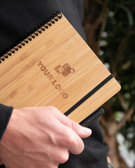 Cahier bambou massif Bambook Classic A5 à personnaliser - 4