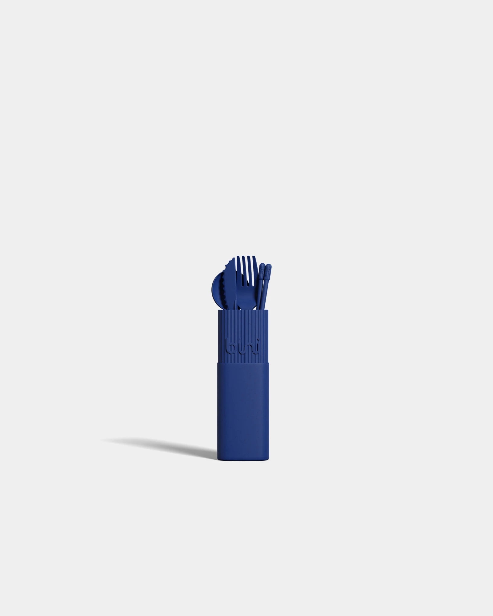Kit de talheres bio-compósito Bini para personalizar - Azul Noite