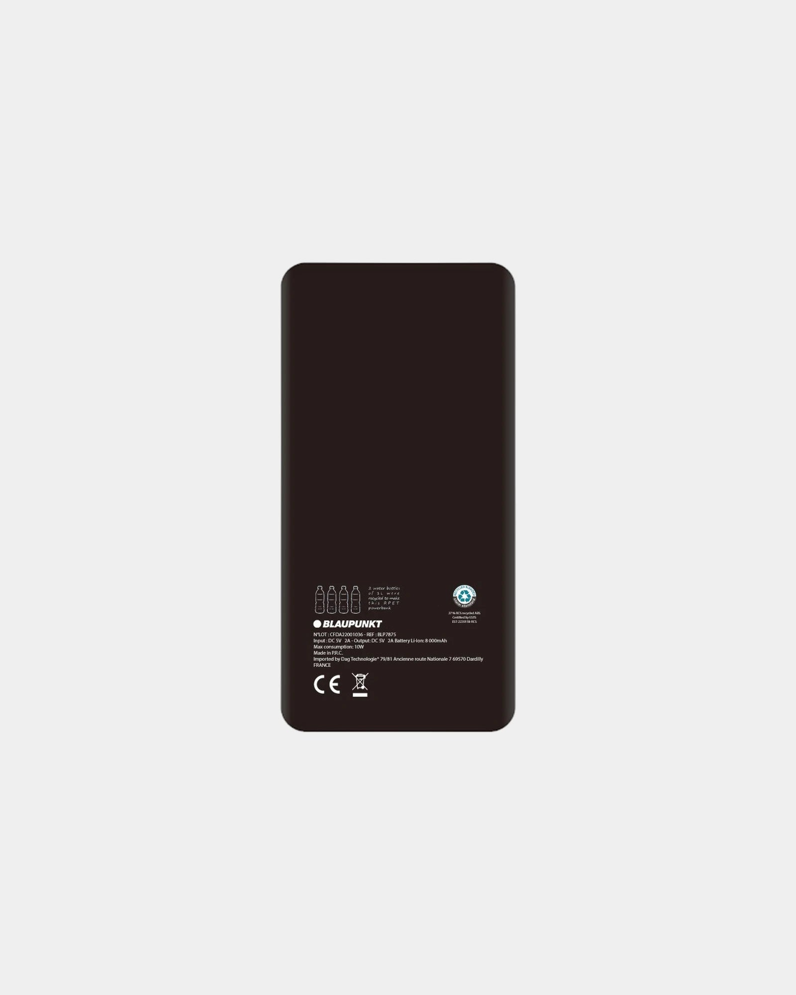 Batterie de secours induction RPET et chanvre Blaupunkt à personnaliser - 3