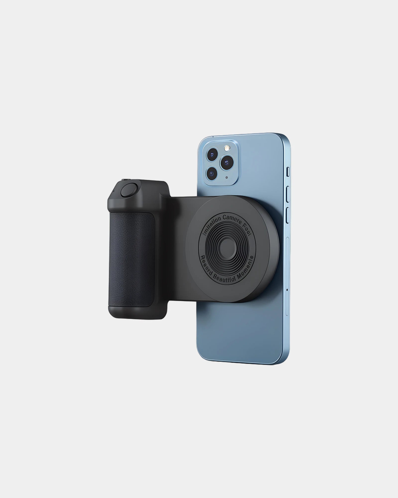 Support 2-en-1 smartphone noir Bluetech à personnaliser - Noir