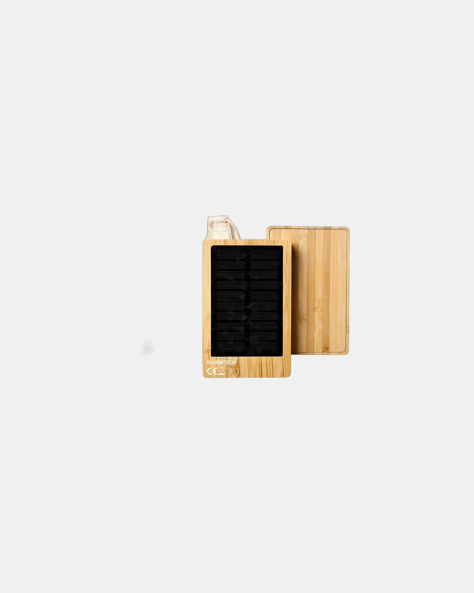 Batterie de secours solaire bambou FSC 5000mAh - Bois