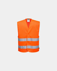 Gilet 2 bandes Hi-Vis MeshAir à personnaliser - Orange