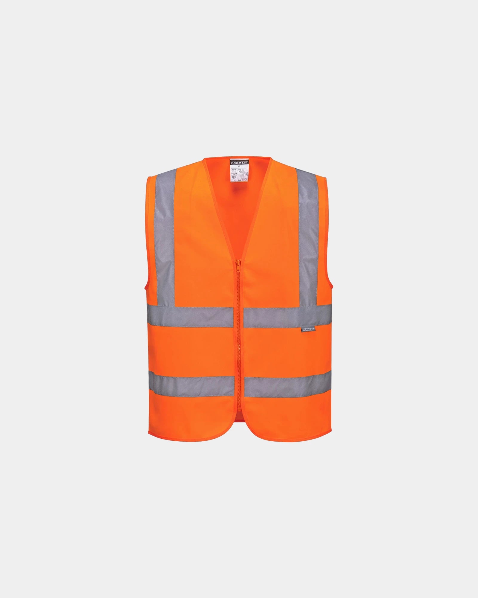 Gilet rétroréfléchissant Zip à personnaliser - Orange