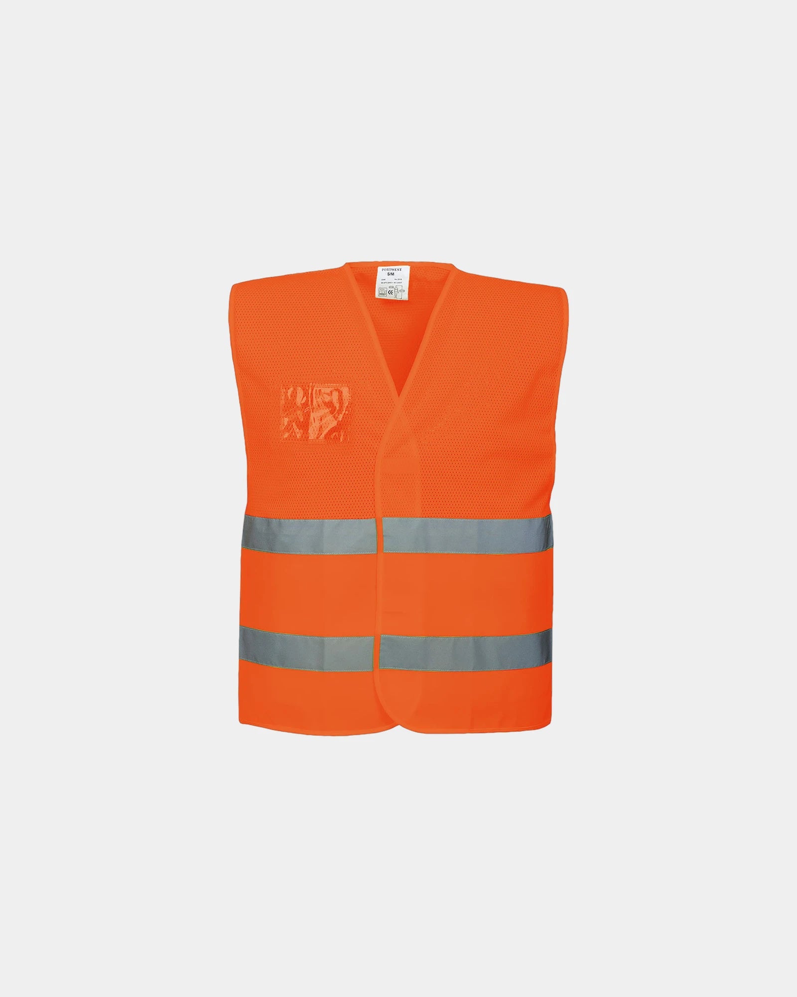 Gilet Hi-Vis respirant à personnaliser - Orange