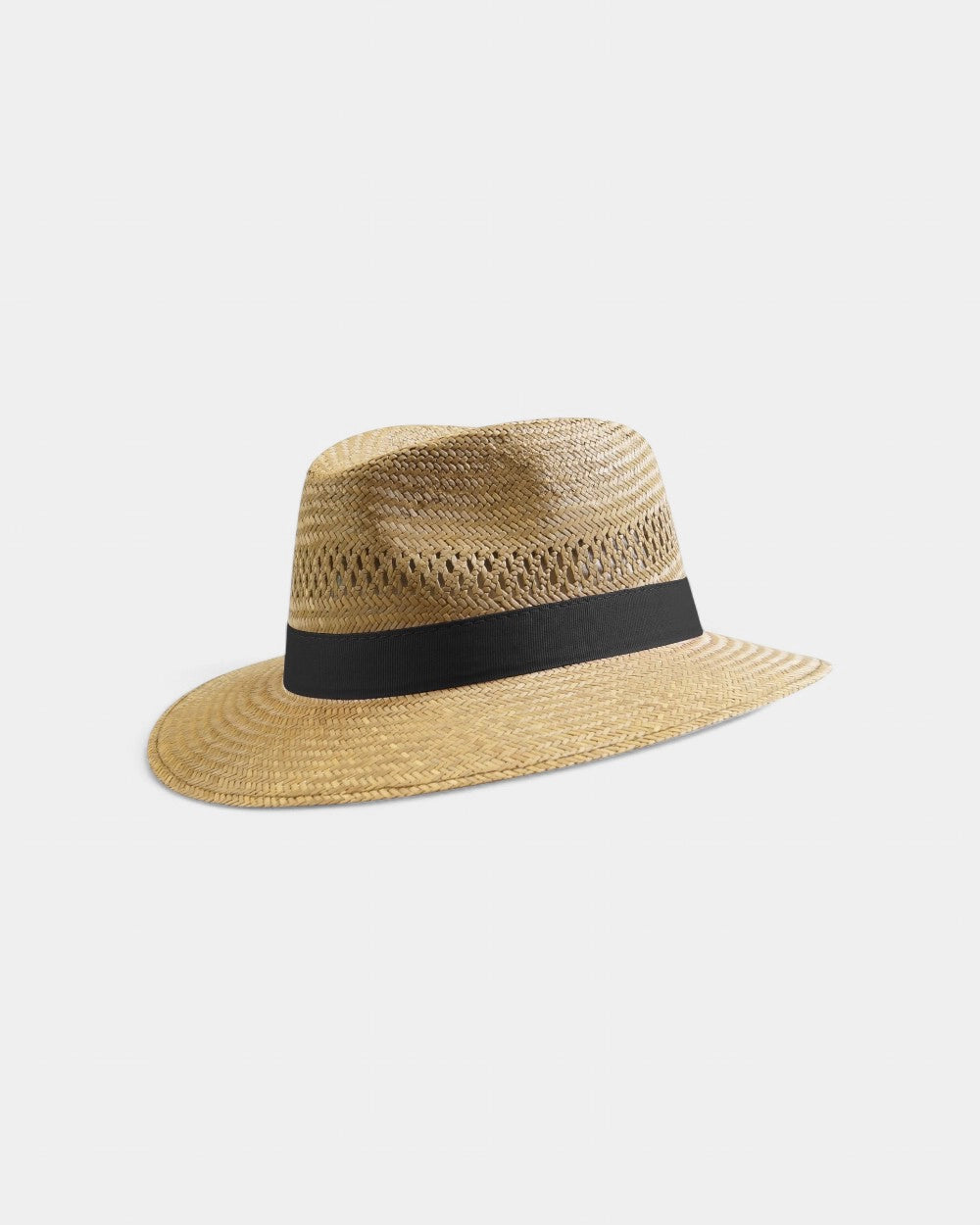 Chapeau panama paille dorée à personnaliser - 1