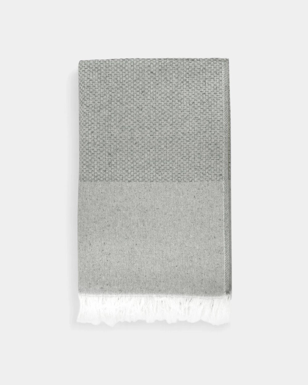Fouta en coton recyclé à personnaliser - Gris