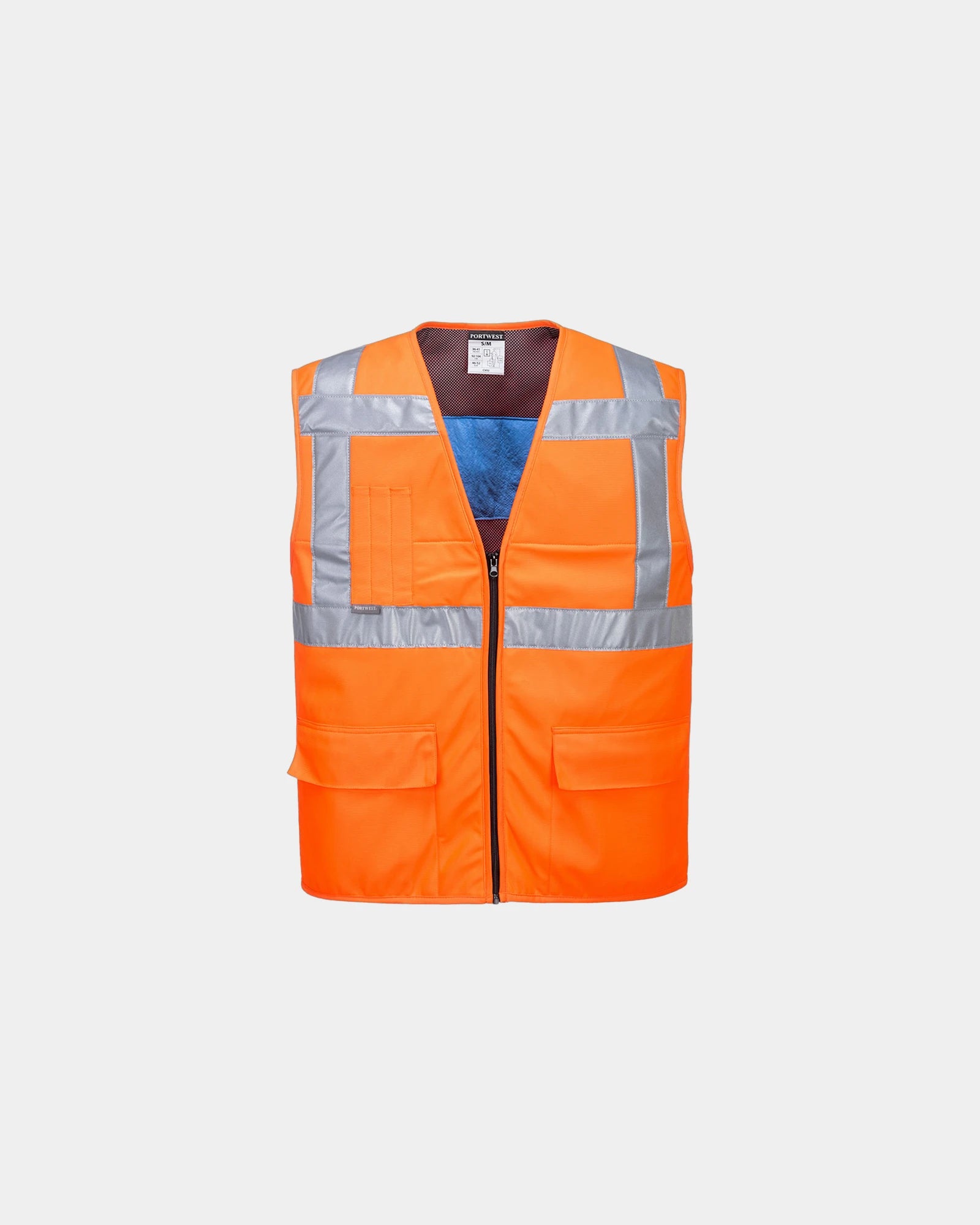 Gilet HV rafraîchissant à personnaliser - Orange