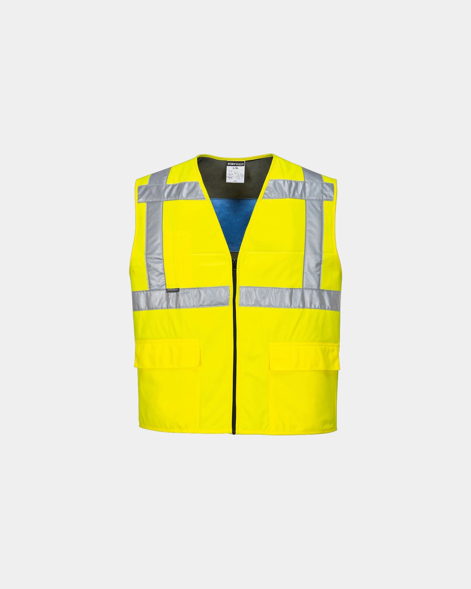 Gilet HV rafraîchissant à personnaliser - Jaune