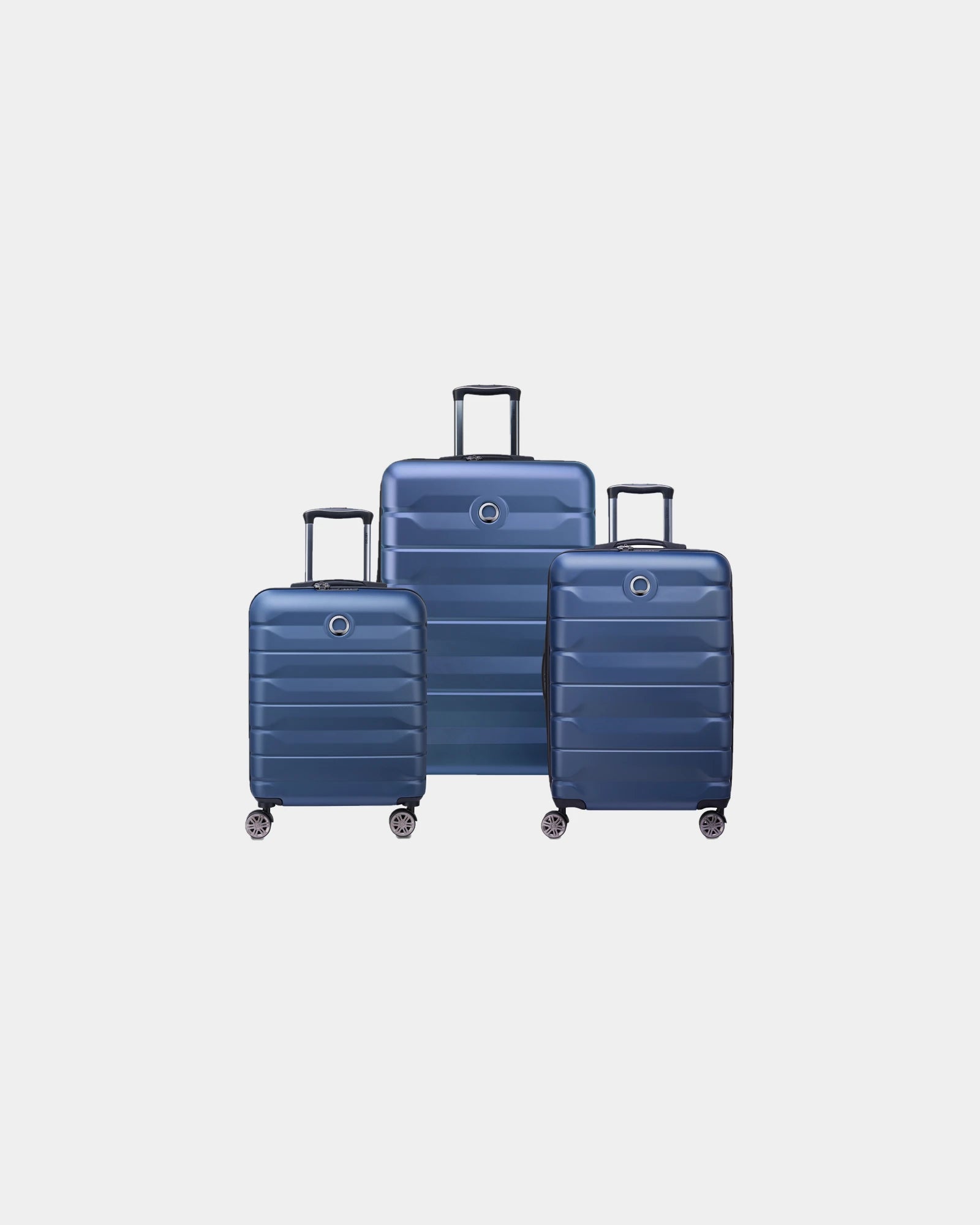 Set de 3 valises Delsey AIR ARMOUR à personnaliser - Bleu Nuit