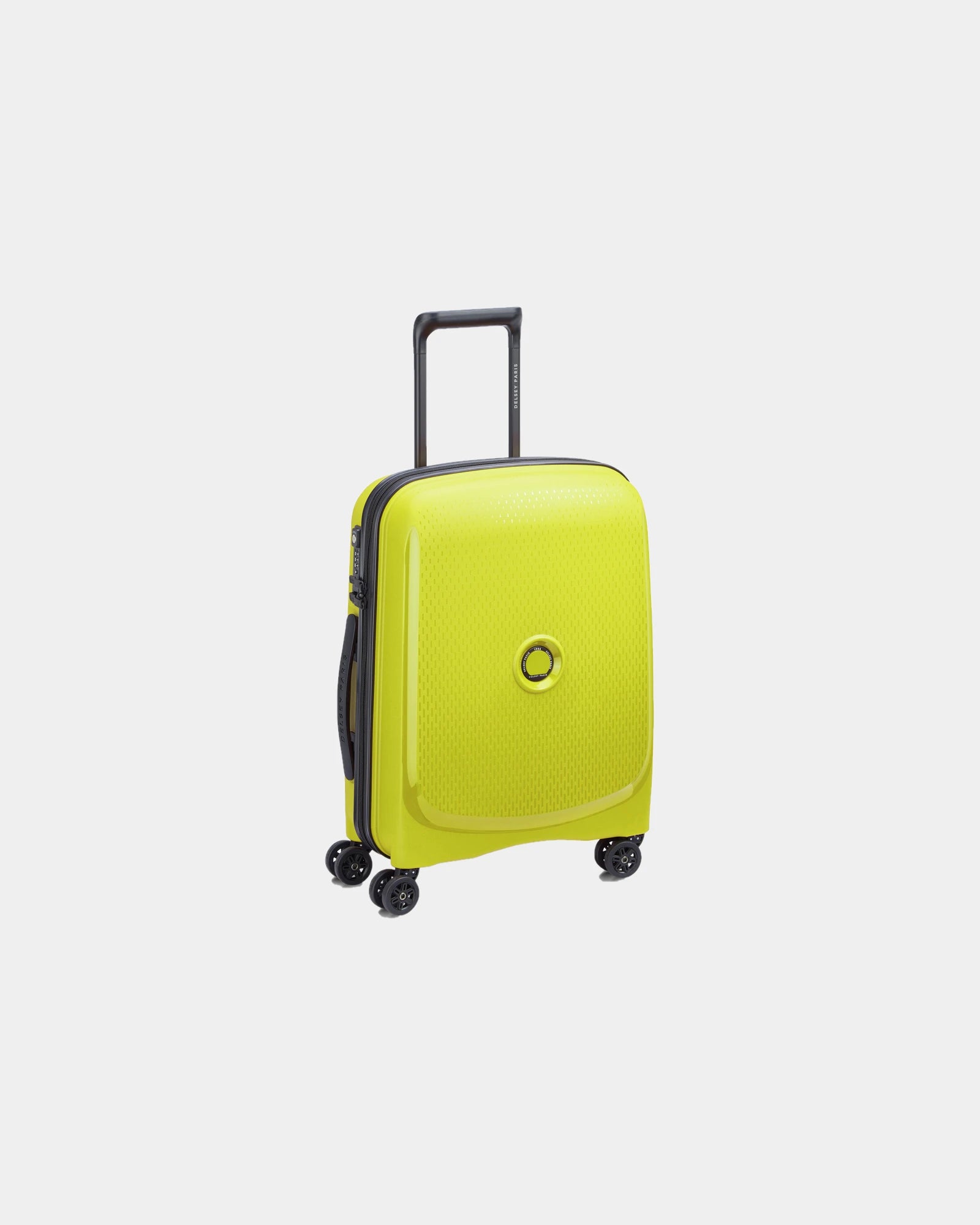 Valise cabine recyclée Delsey Belmont Plus 55 cm à personnaliser - Vert Chartreuse