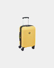 Valise polycarbonate Delsey Freestyle 55 cm à personnaliser - Jaune