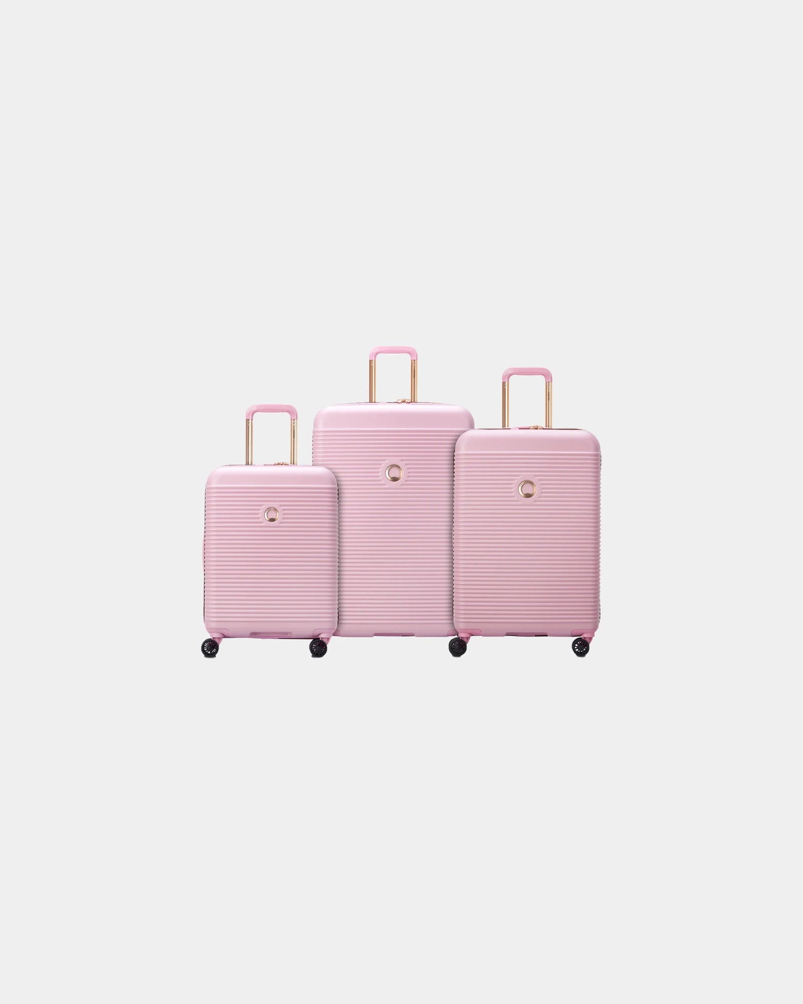 Set de 3 valises Delsey 76cm 66cm 55cm à personnaliser - Pivoine