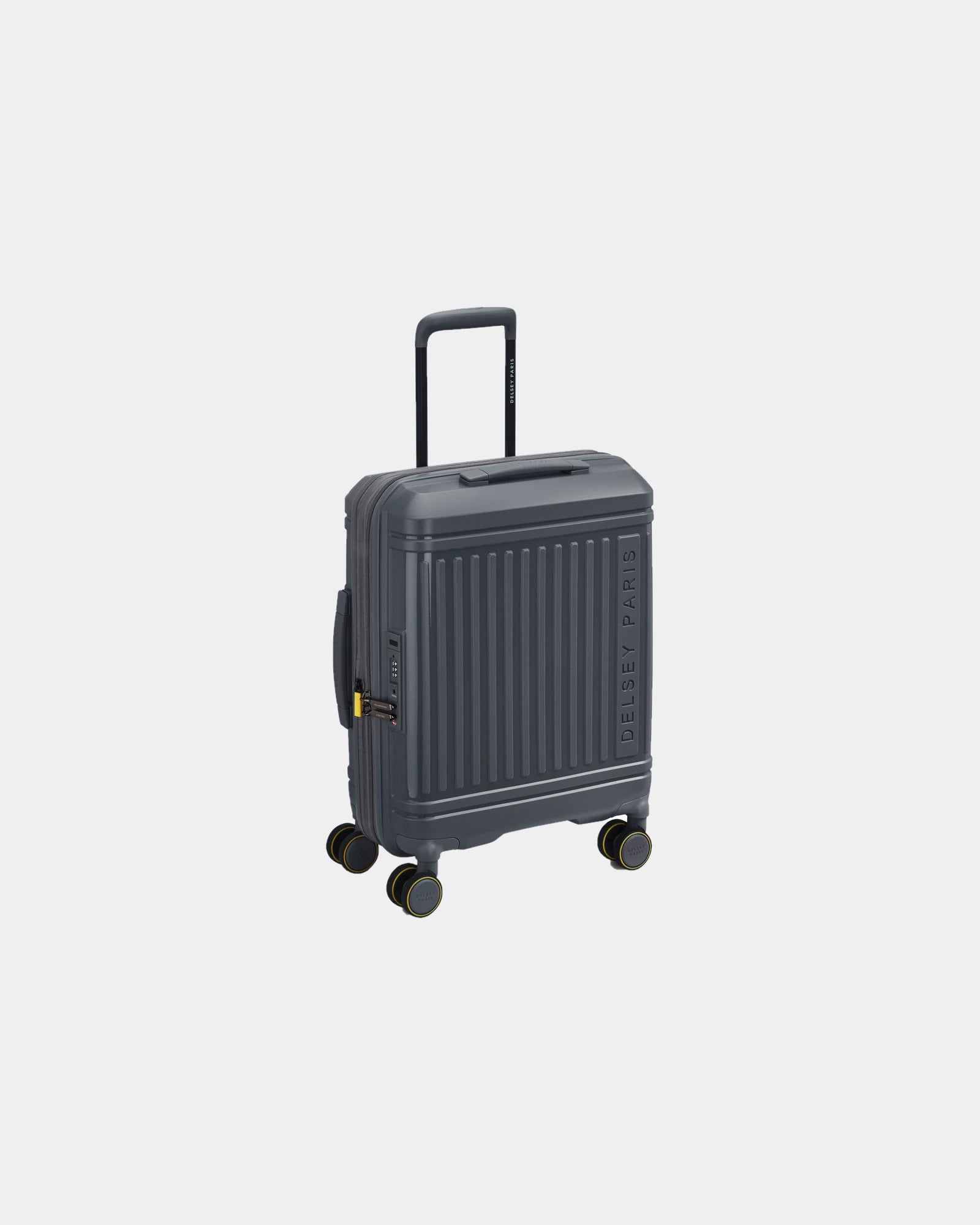 Valise cabine slim extensible Delsey LUTECE à personnaliser - Graphite
