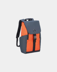 Sac à dos polyester Delsey SECURFLAP 16" à personnaliser - Orange