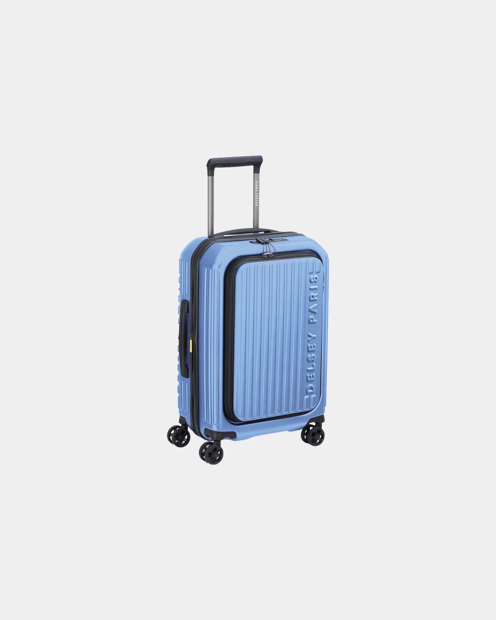 Valise cabine polycarbonate Delsey SECURITIME ZIP à personnaliser - Lavender Bleu