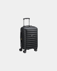 Valise cabine extensible polycarbonate Delsey Shadow 5.0 à personnaliser - Noir