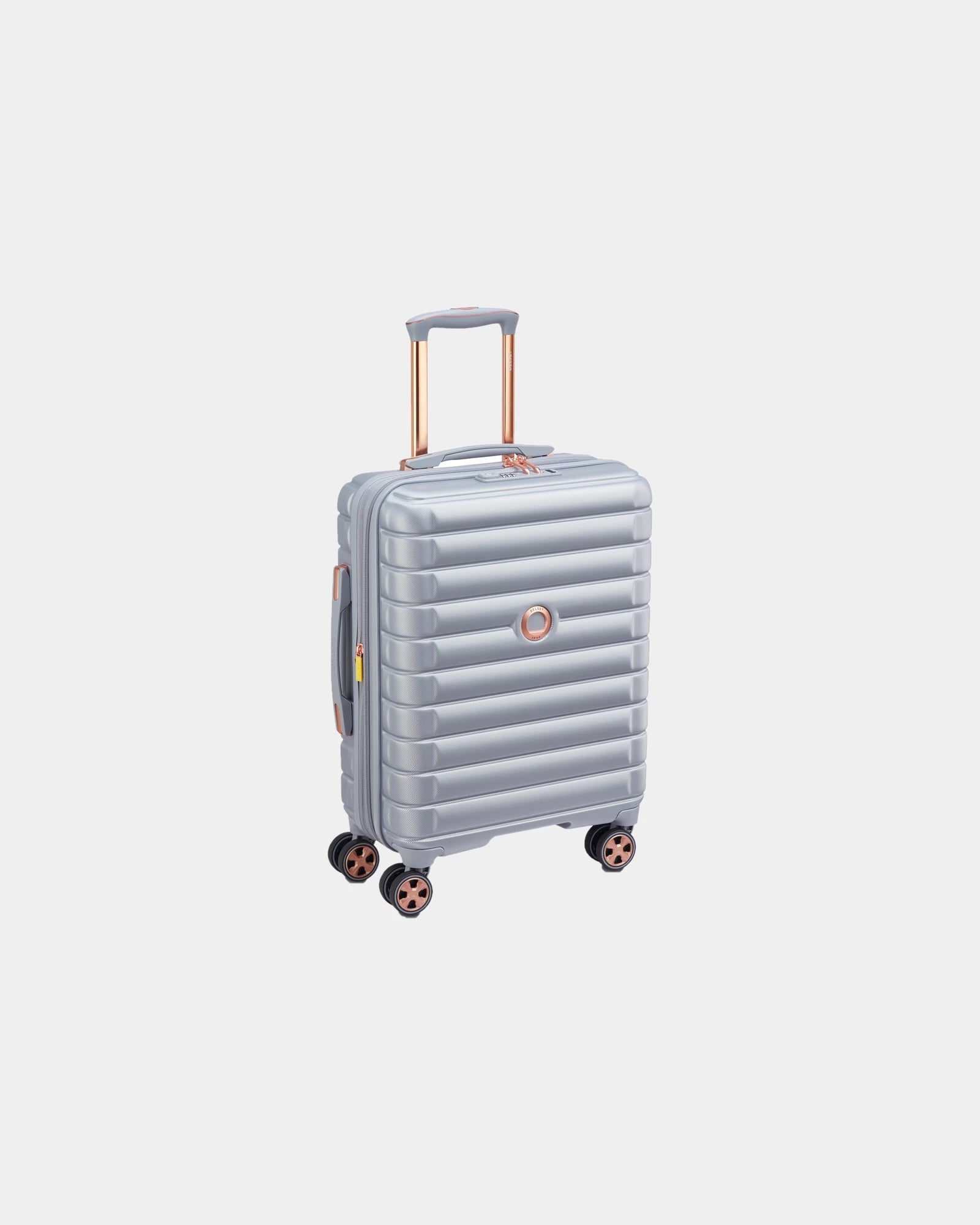 Valise polycarbonate Delsey Shadow 5.0 56 cm à personnaliser - Platinium