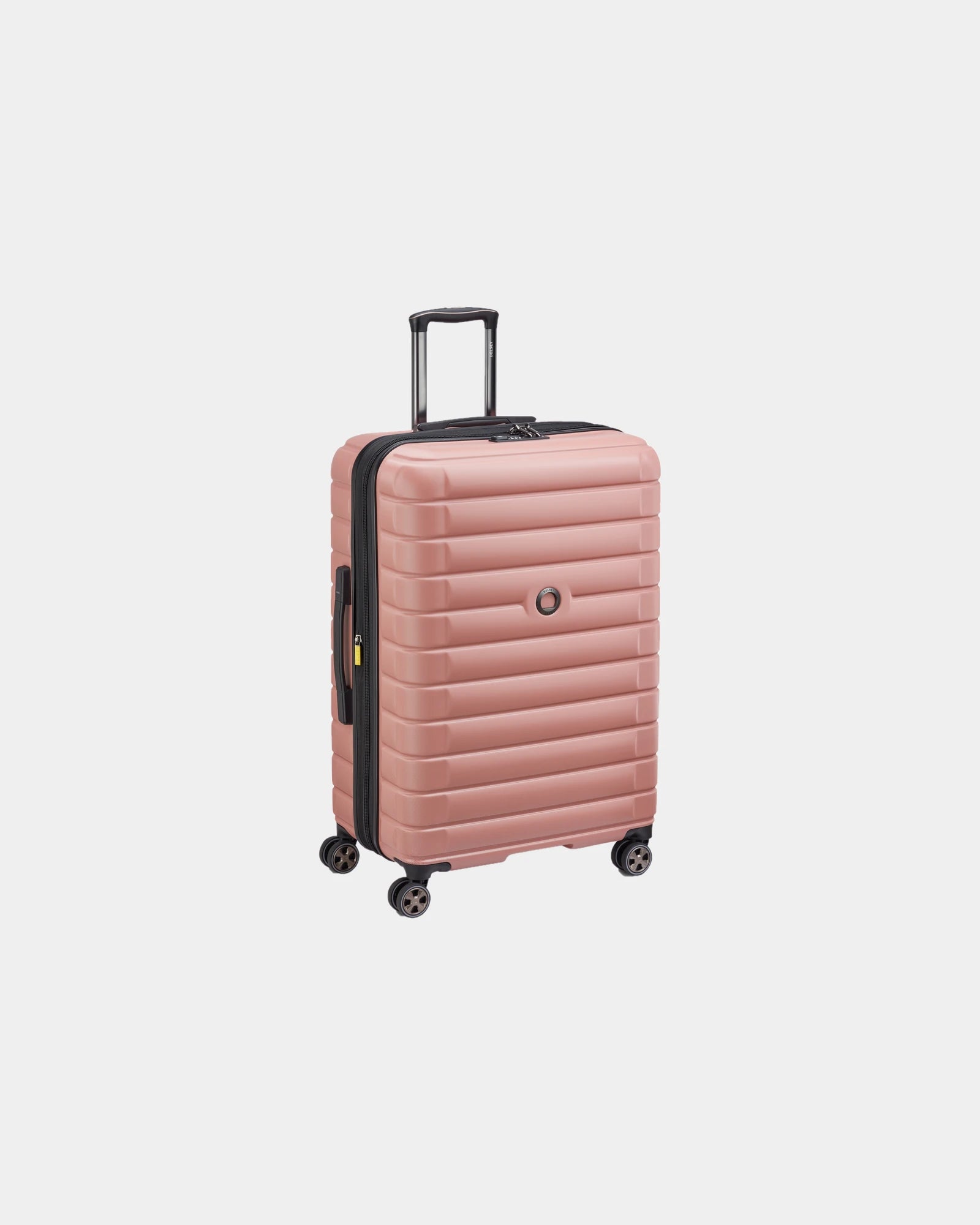 Valise trolley extensible polycarbonate Delsey Shadow 5.0 à personnaliser - Rose Cendré