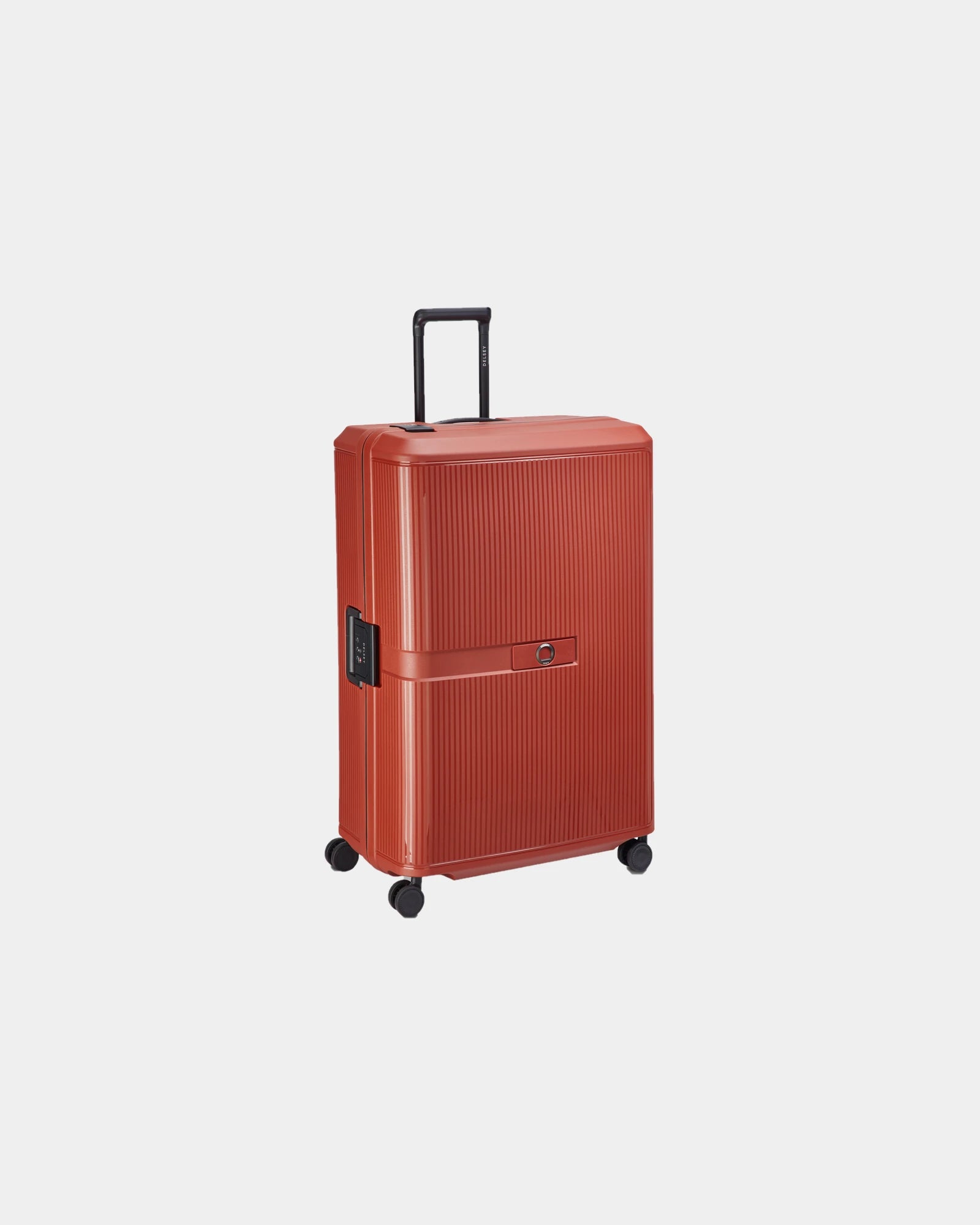 Valise polypropylène Delsey Vauban 82 cm à personnaliser - Terracotta