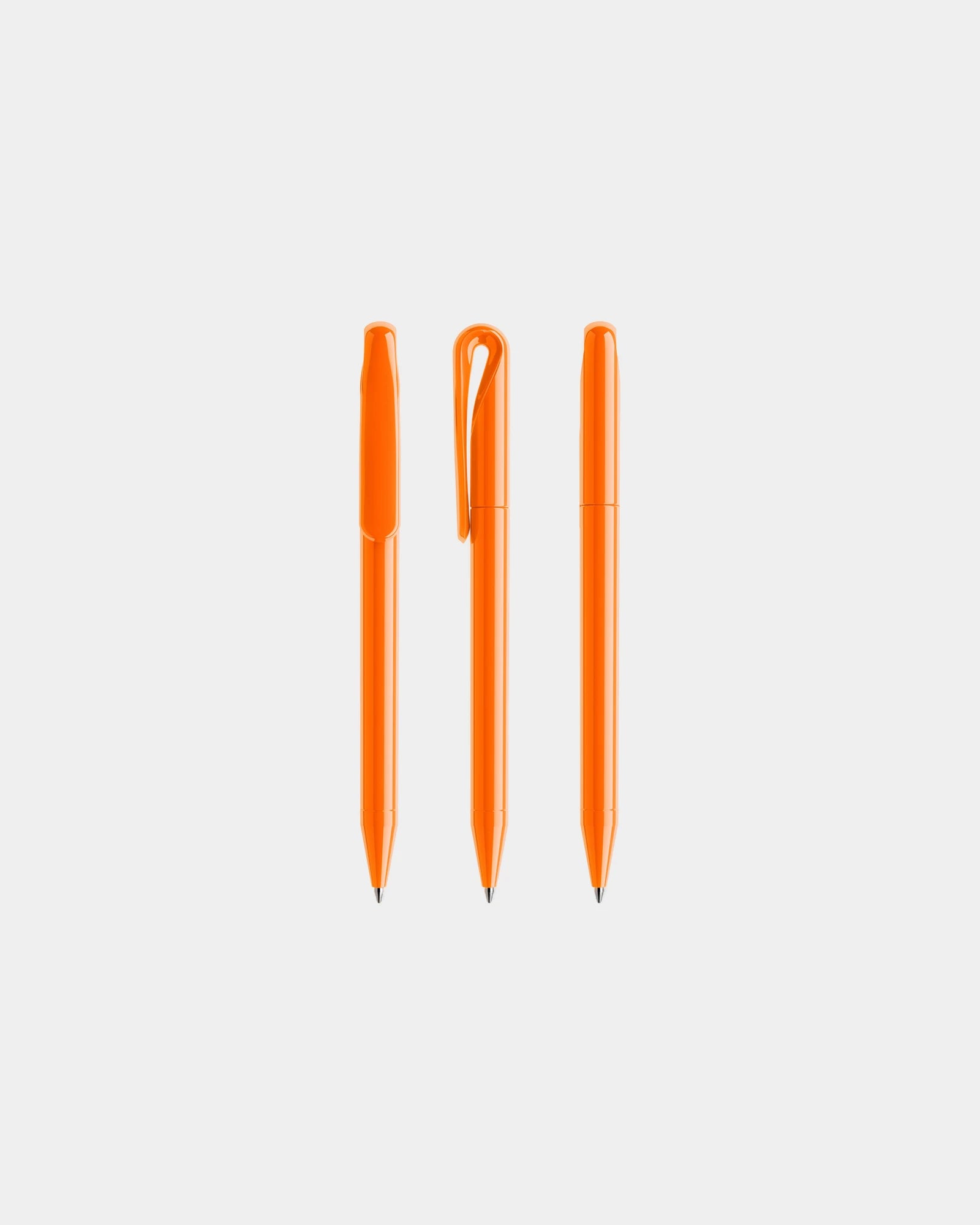 Stylo plastique éco-responsable Prodir DS1TPP à personnaliser - Orange Polished