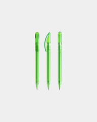 Stylo plastique éco-responsable Prodir DS3TTT à personnaliser - Light Green Transparent