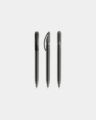 Stylo plastique éco-responsable Prodir DS3TTT à personnaliser - Anthracite Transparent