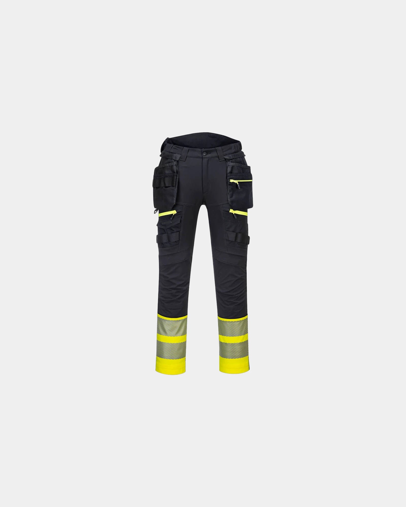 Pantalon Holster DX4 Hi-Vis Classe 1 à personnaliser - Jaune-Noir