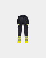 Pantalon Holster DX4 Hi-Vis Classe 1 à personnaliser - Jaune-Noir