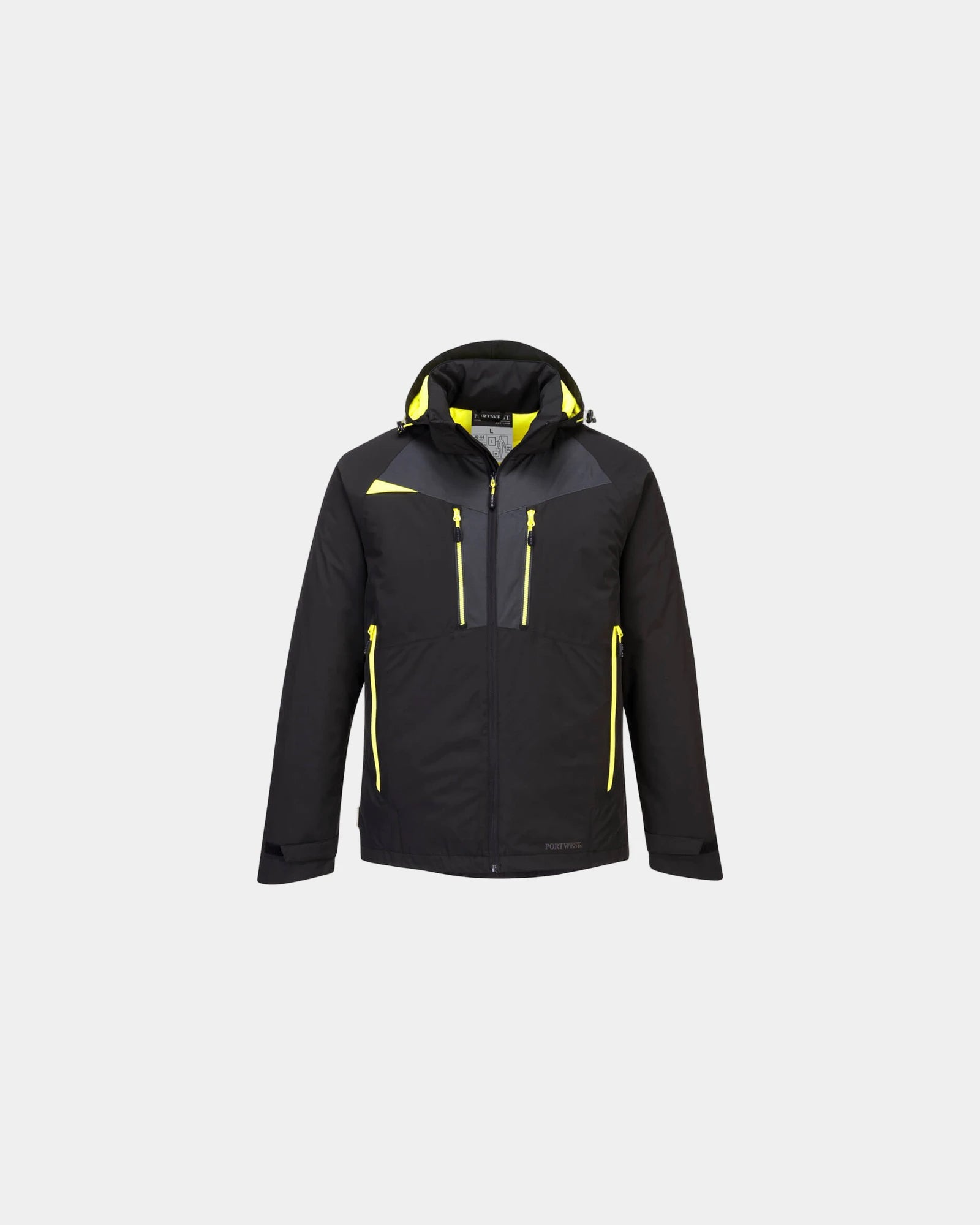 Parka hiver extensible DX4 à personnaliser - Noir-Bleu Ciel