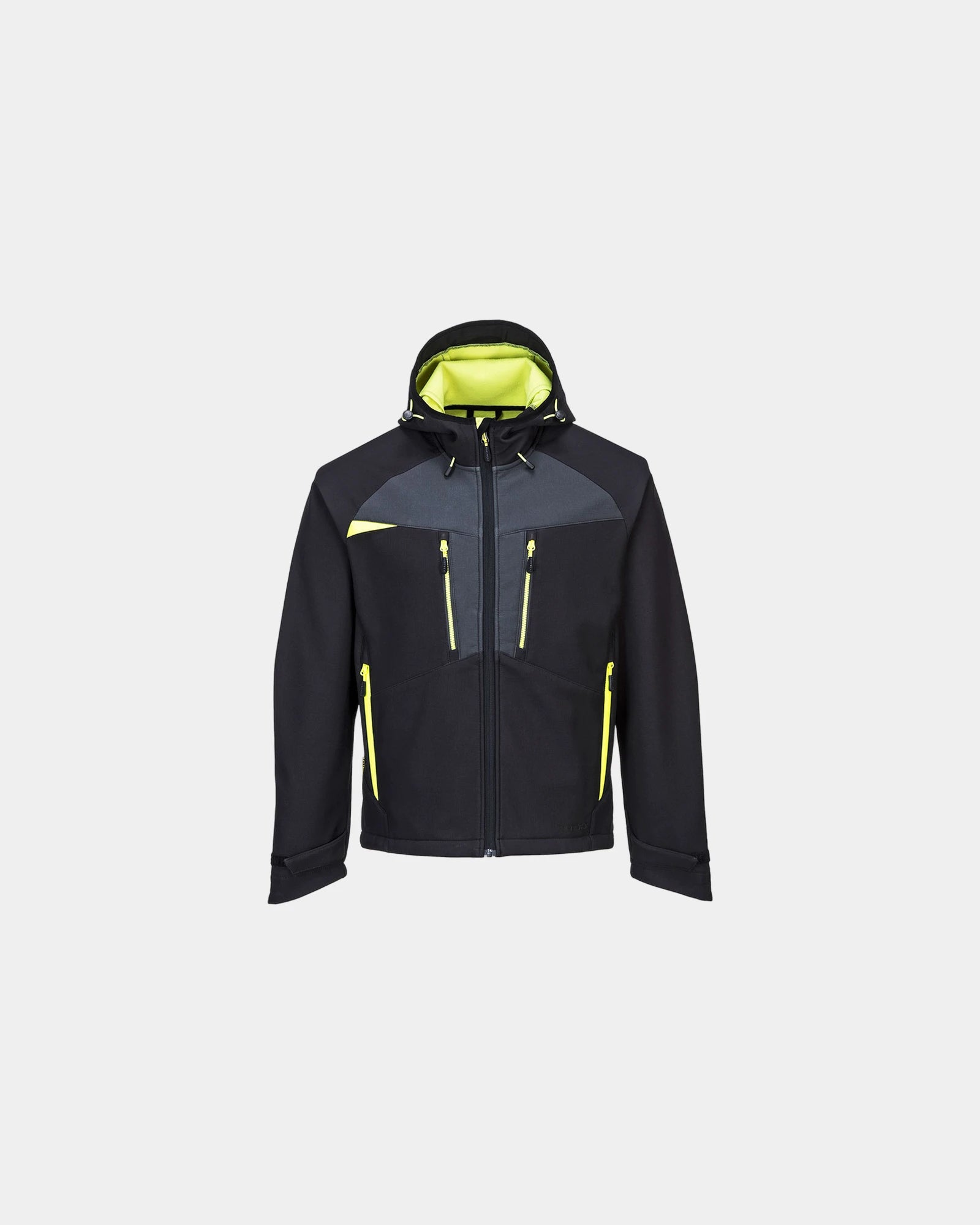 Veste Softshell imperméable DX4 à personnaliser - Noir-Bleu Ciel