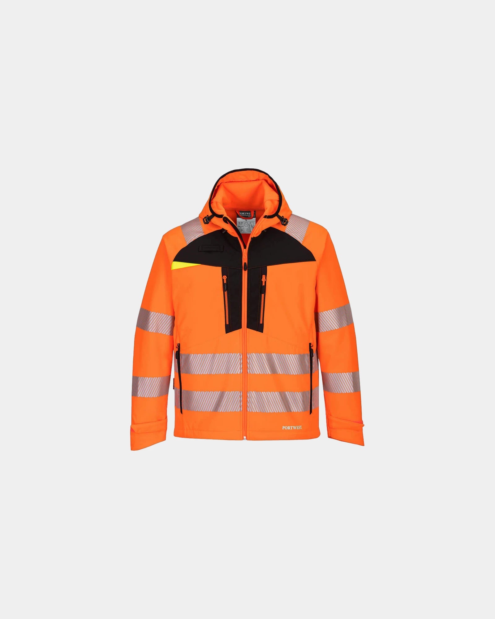 Veste Softshell imperméable HV DX4 à personnaliser - Orange