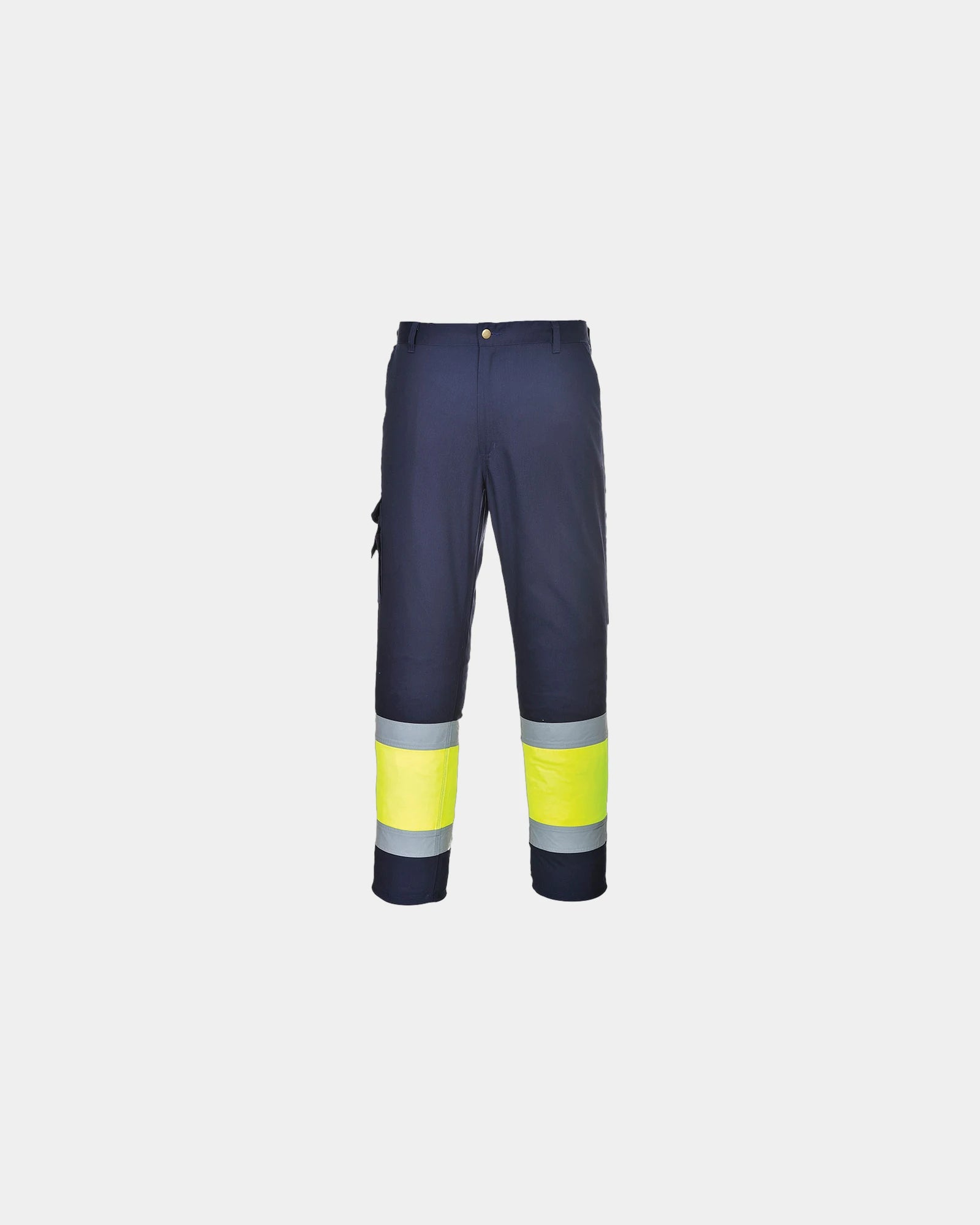 Pantalon combat Hi-Vis à personnaliser - Jaune-Bleu Marine