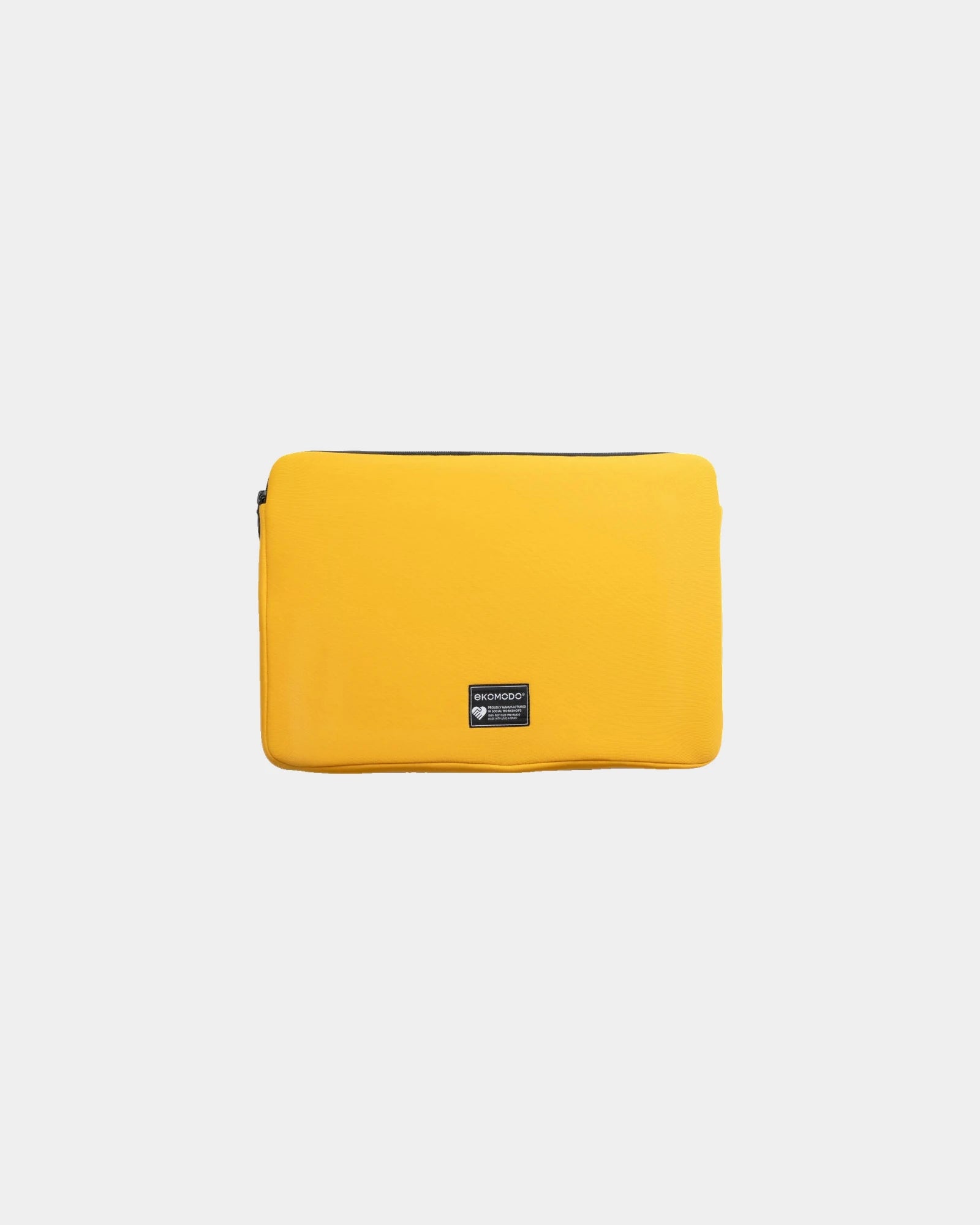 Housse ordinateur recyclée Ekomodo Apar 13" à personnaliser - Yellow