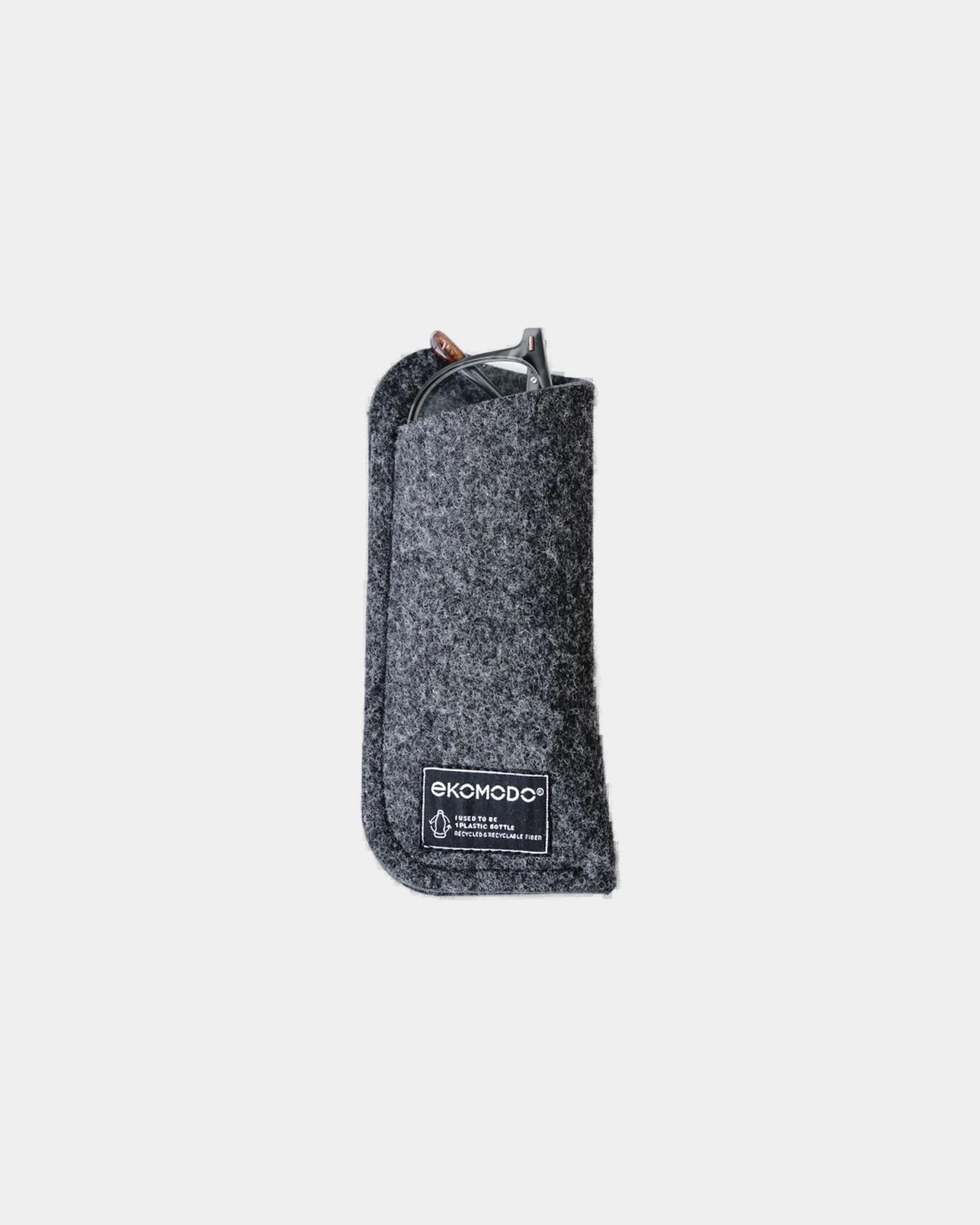 Accessoire bagagerie tissu recyclé Ekomodo Begi à personnaliser - Dark Grey
