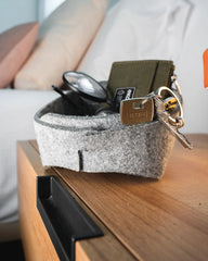 Accessoire feutre recyclé Ekomodo Biru basket à personnaliser