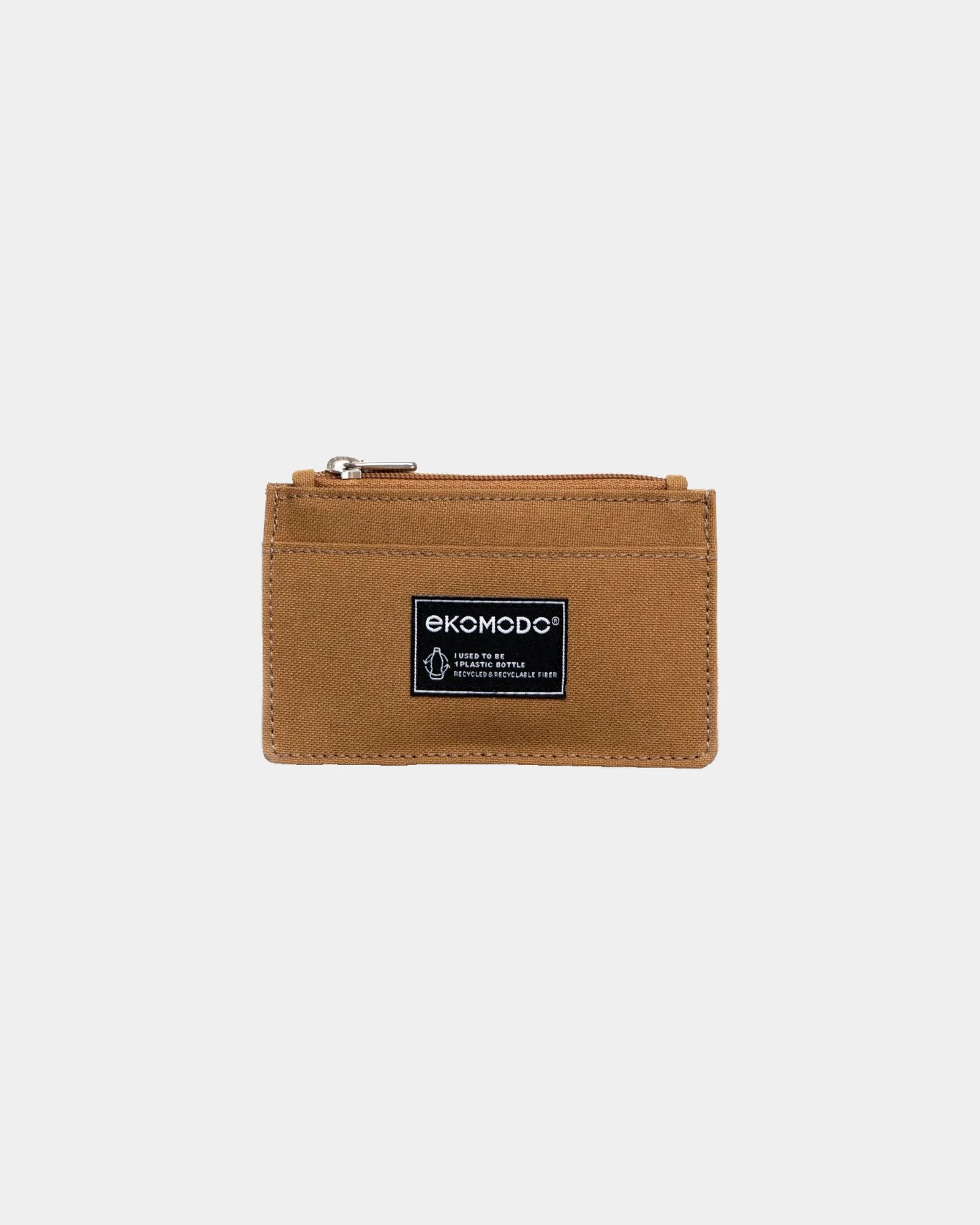 Wallet polyester recyclé Diru à personnaliser - Brown