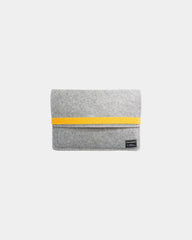 Housse ordinateur recyclée Ekomodo Hazi 13" à personnaliser - Yellow